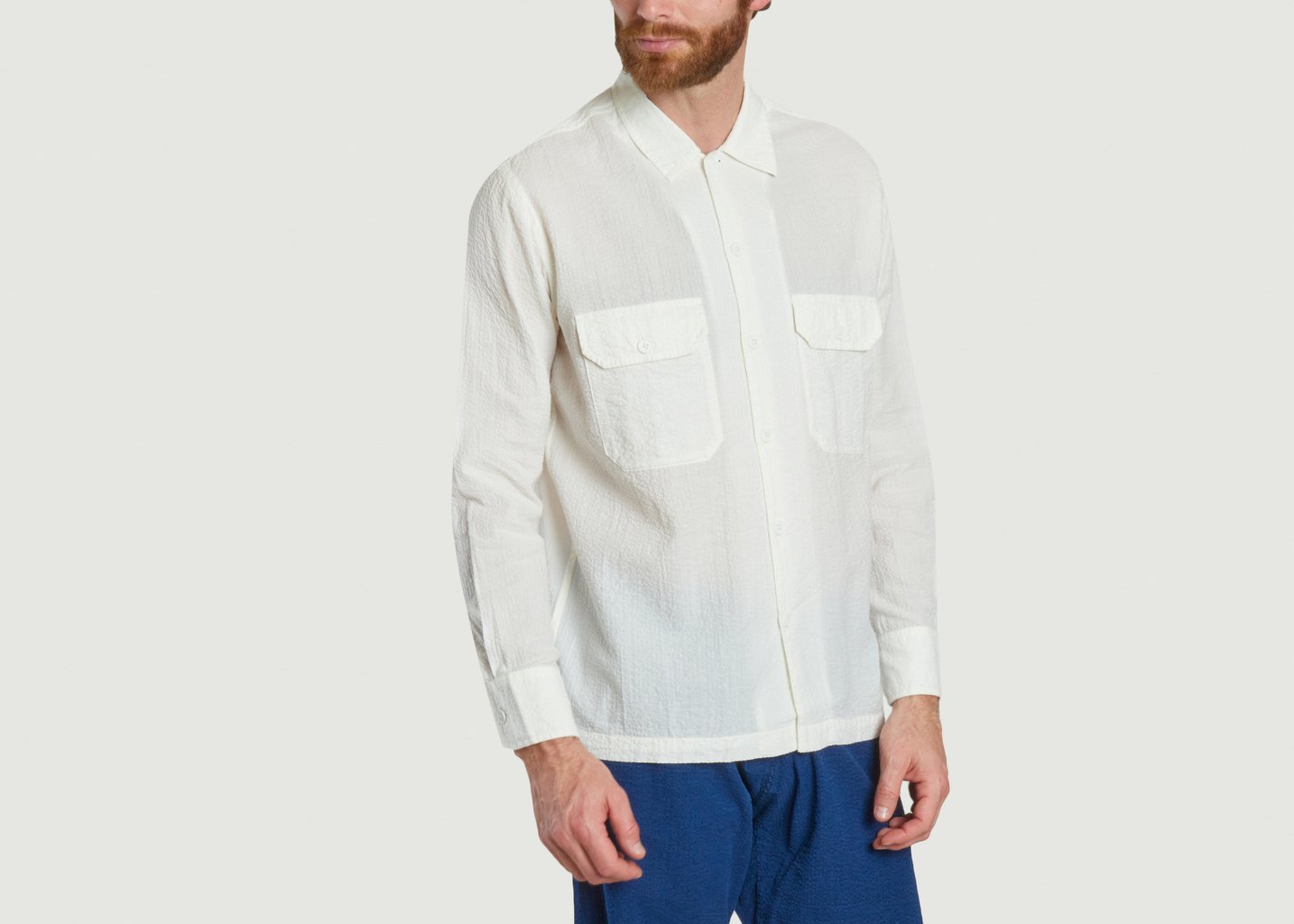 L'exception Chemise Utility Blanc Universal Works