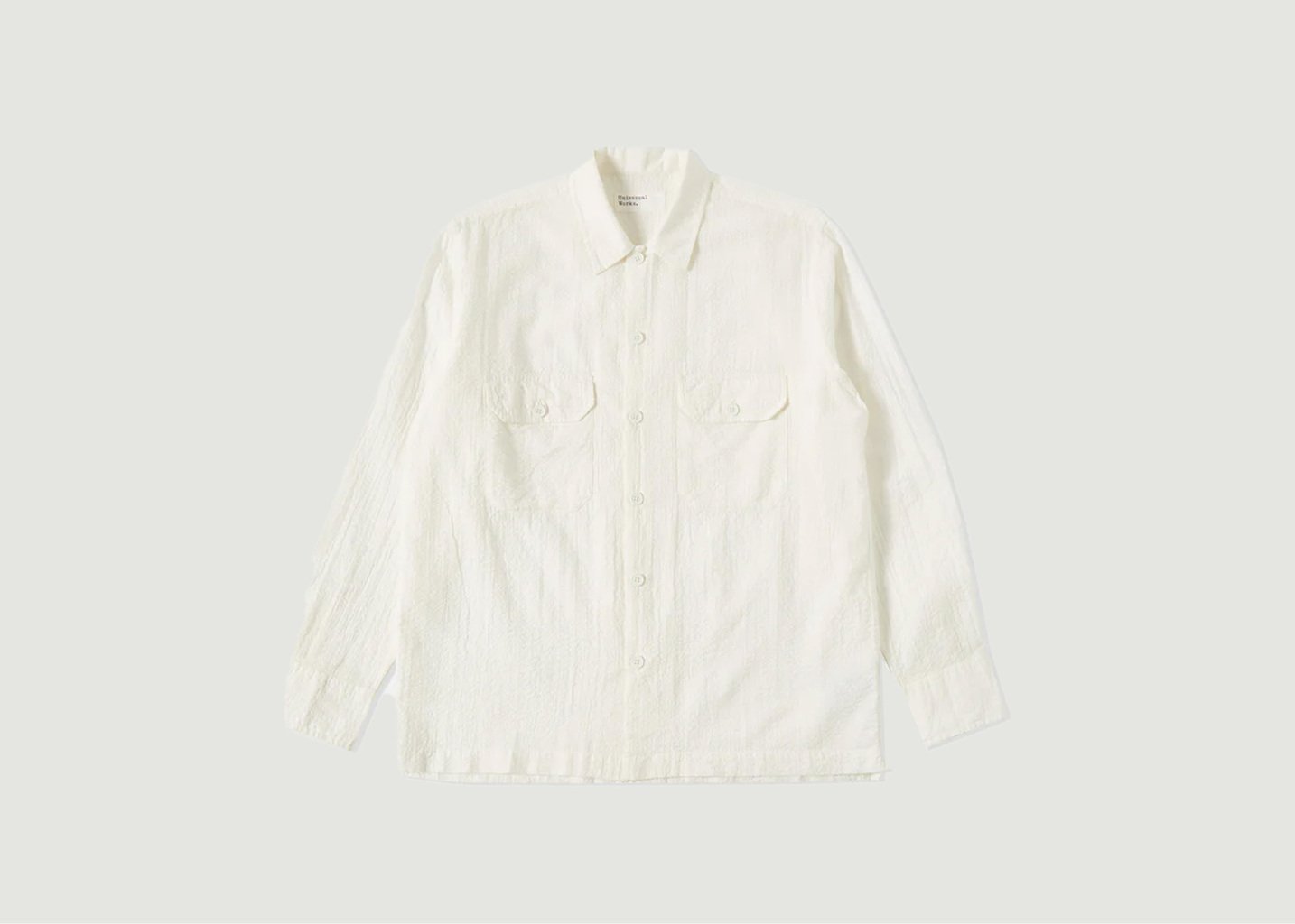 l'exception Chemise Utility Blanc Universal Works