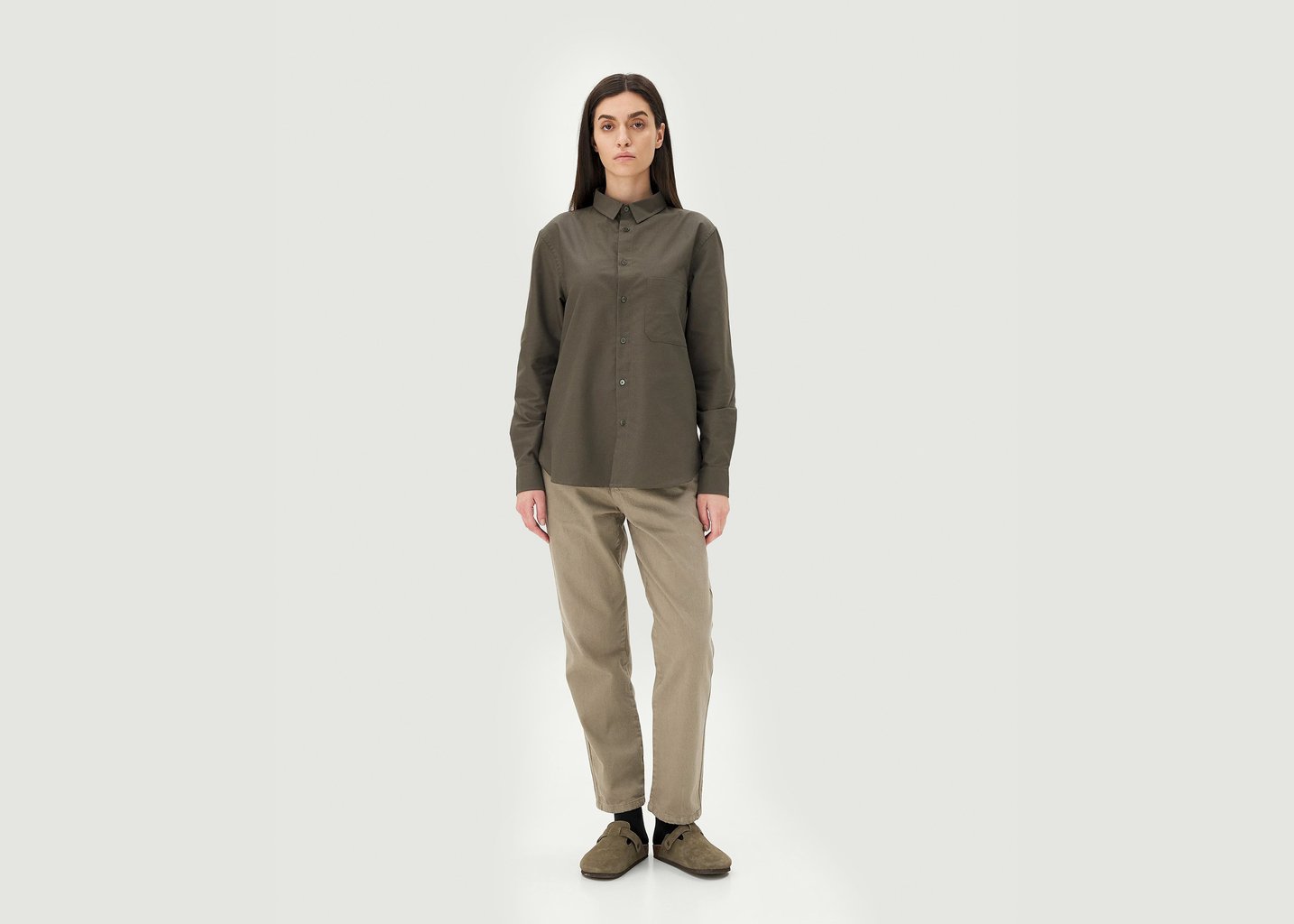 L'exception Chemise Valencia Khaki Noyoco