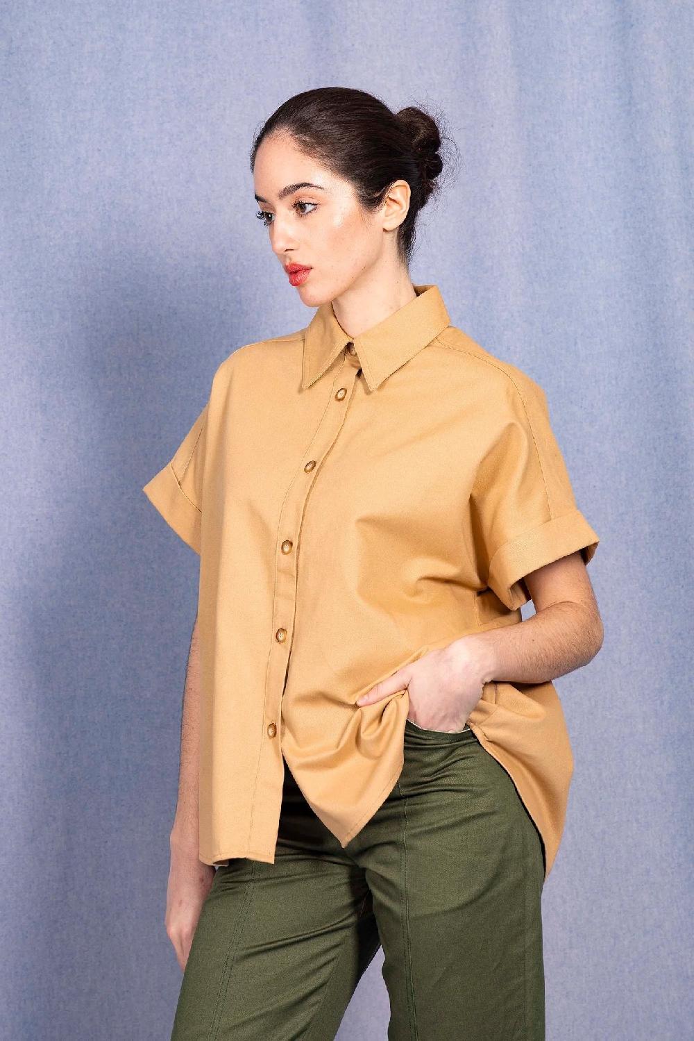 L'exception Chemise Vega Beige Misericordia