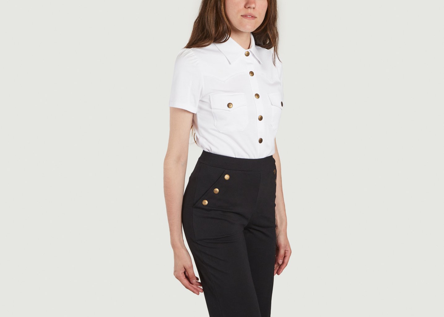 L'exception Chemise Western Blanc Agnès B