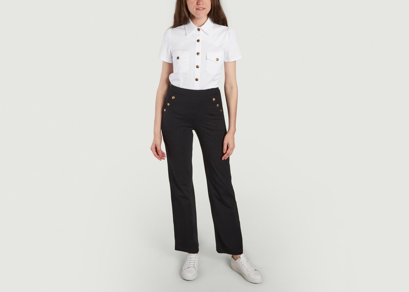 L'exception Chemise Western Blanc Agnès B