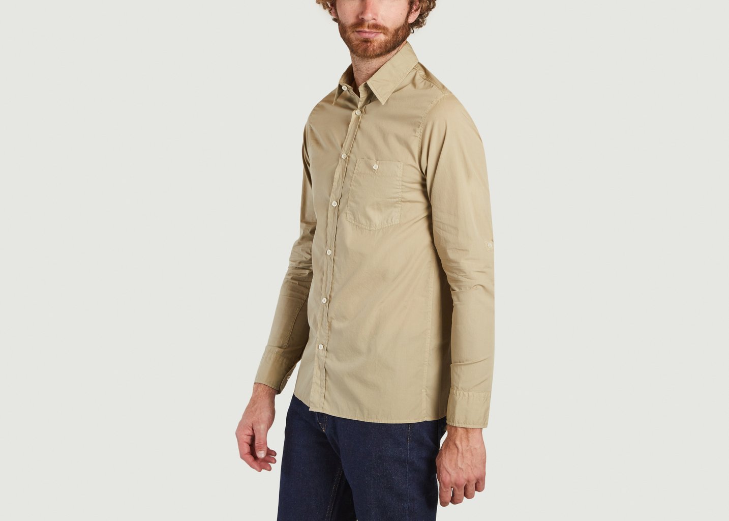 L'exception Chemise Younes Khaki Officine Générale