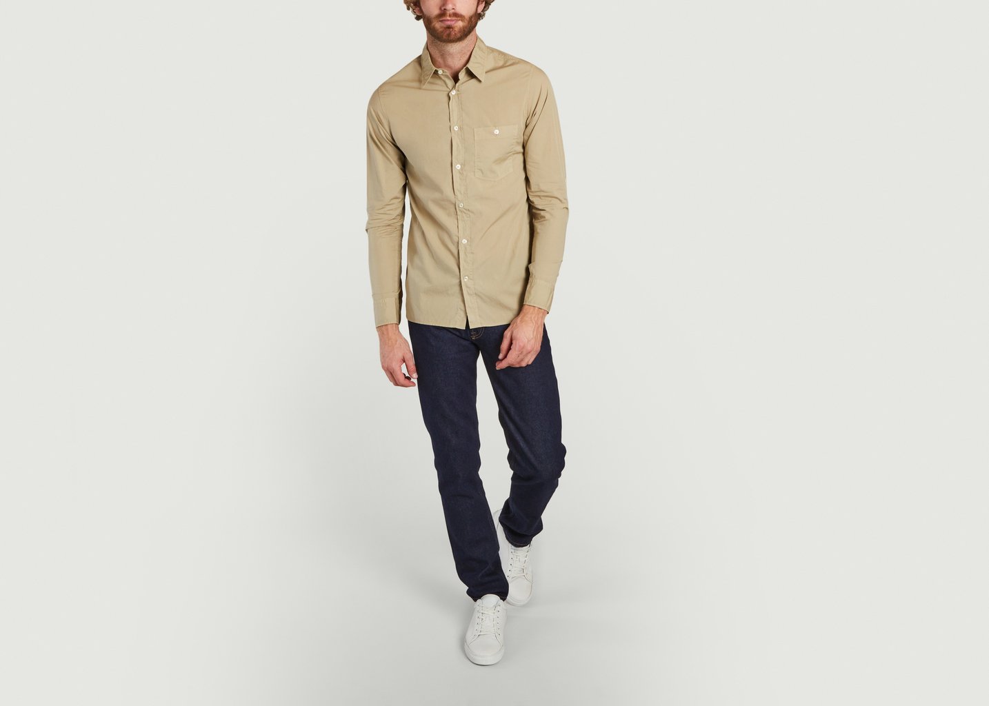 L'exception Chemise Younes Khaki Officine Générale