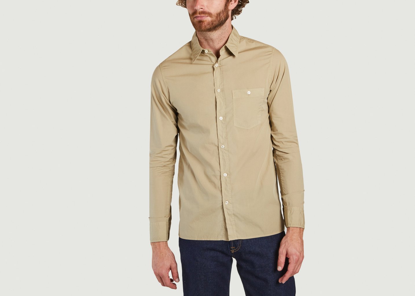 l'exception Chemise Younes Khaki Officine Générale