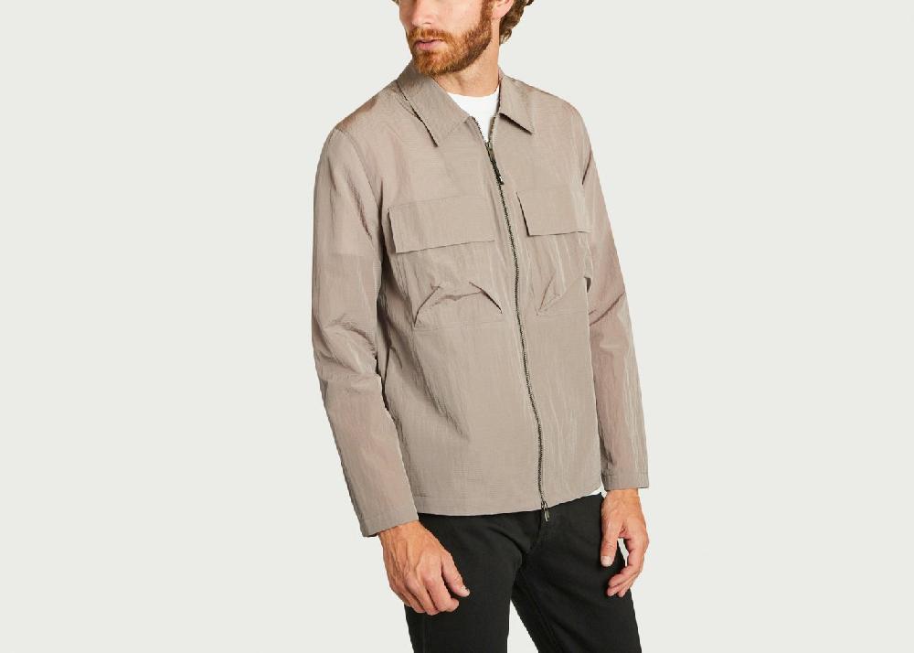L'exception Chemise Zippée Egon Lilas Wood Wood