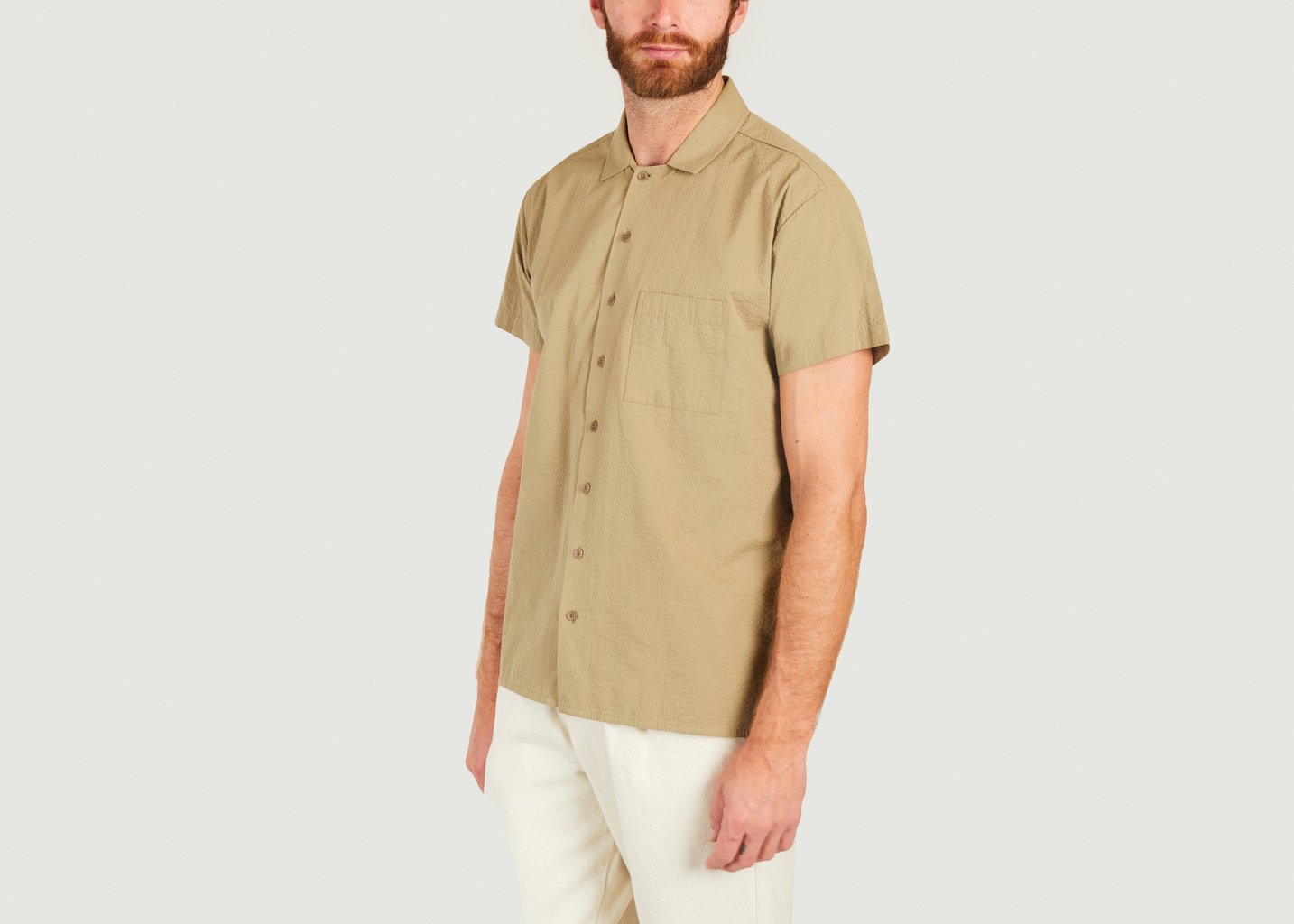 L'exception Chemisette Okina Beige Olow Paris