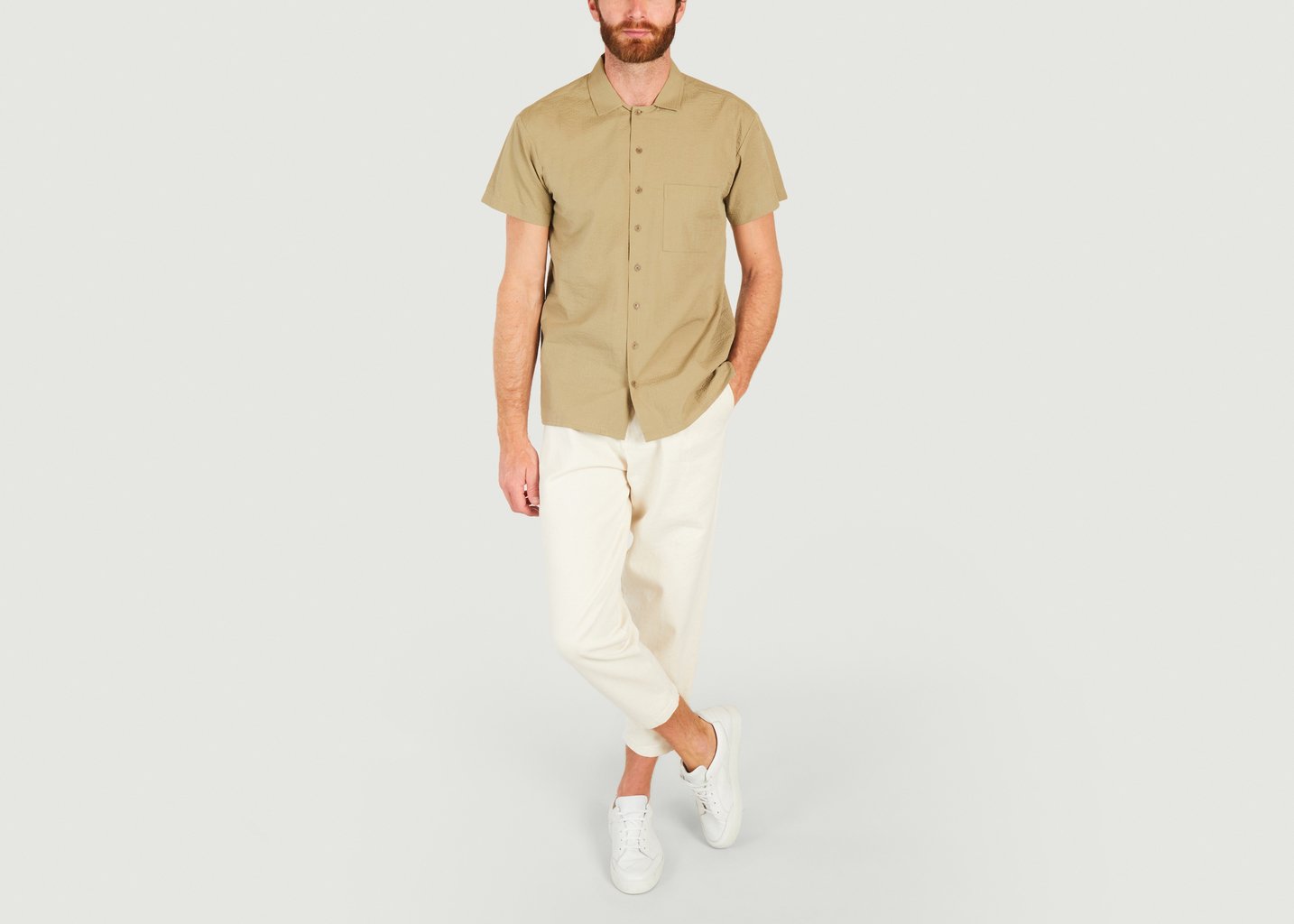 L'exception Chemisette Okina Beige Olow Paris