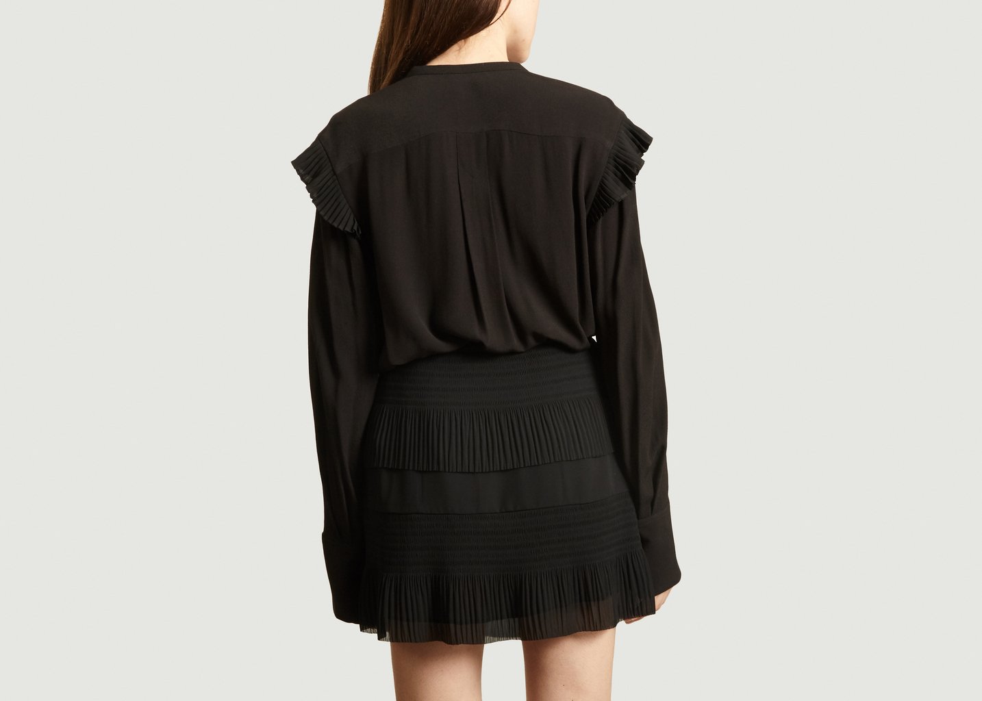 L'exception Chemisier Azilia Noir By Malene Birger