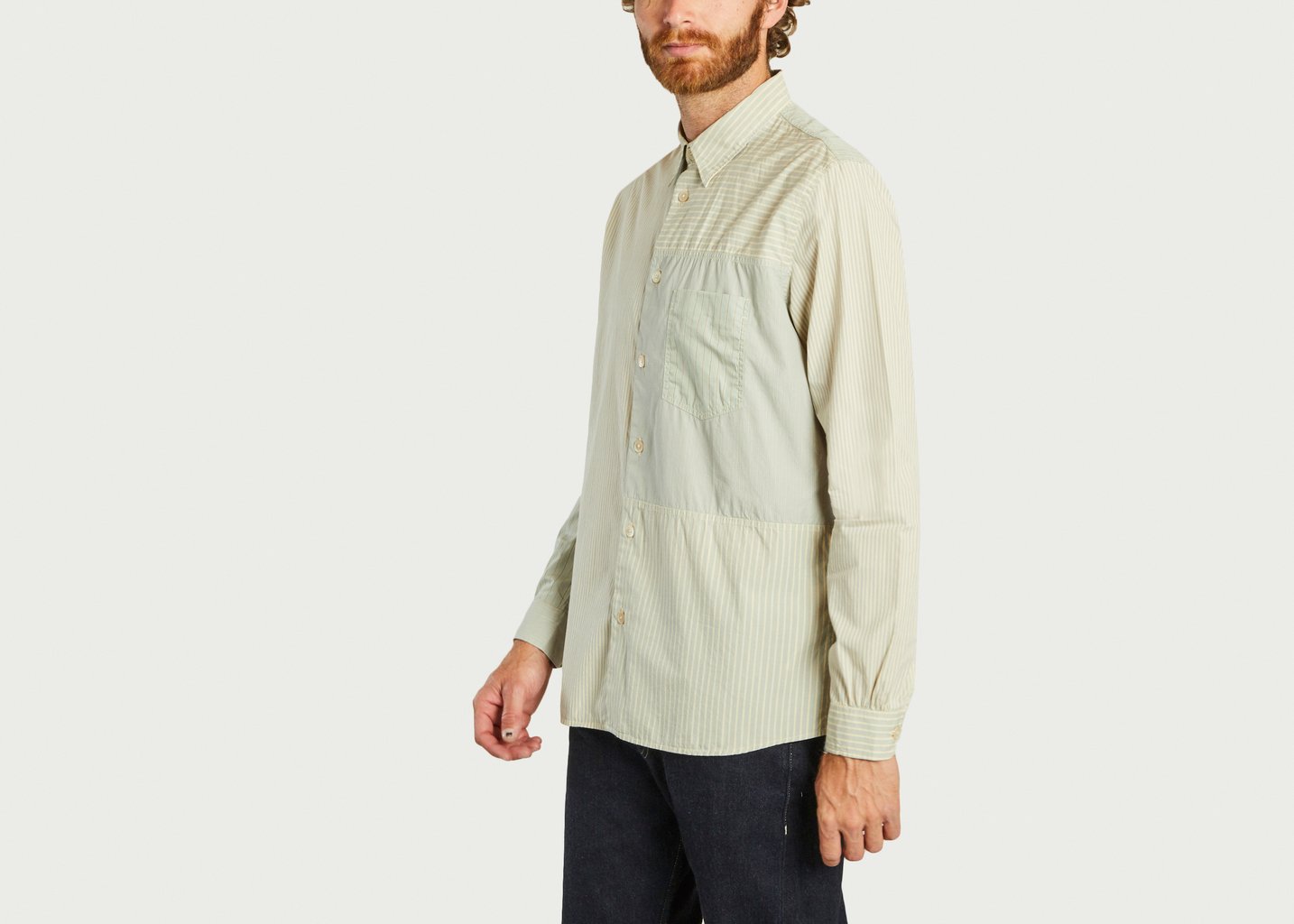 L'exception Chemsise Rayée Blanc PS By PAUL SMITH