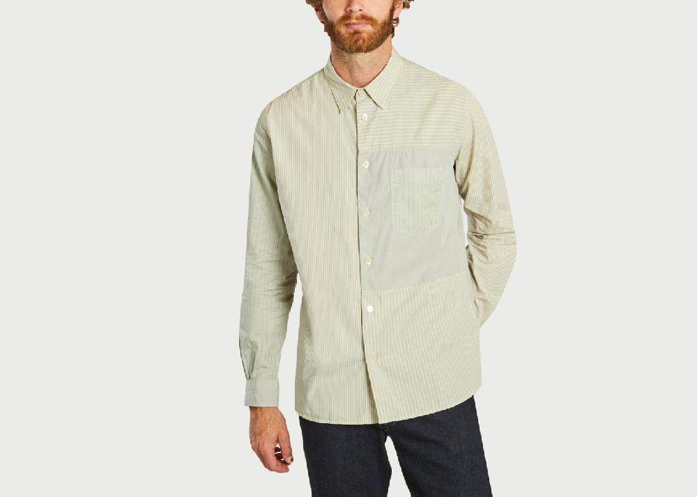 l'exception Chemsise rayée Blanc PS by PAUL SMITH