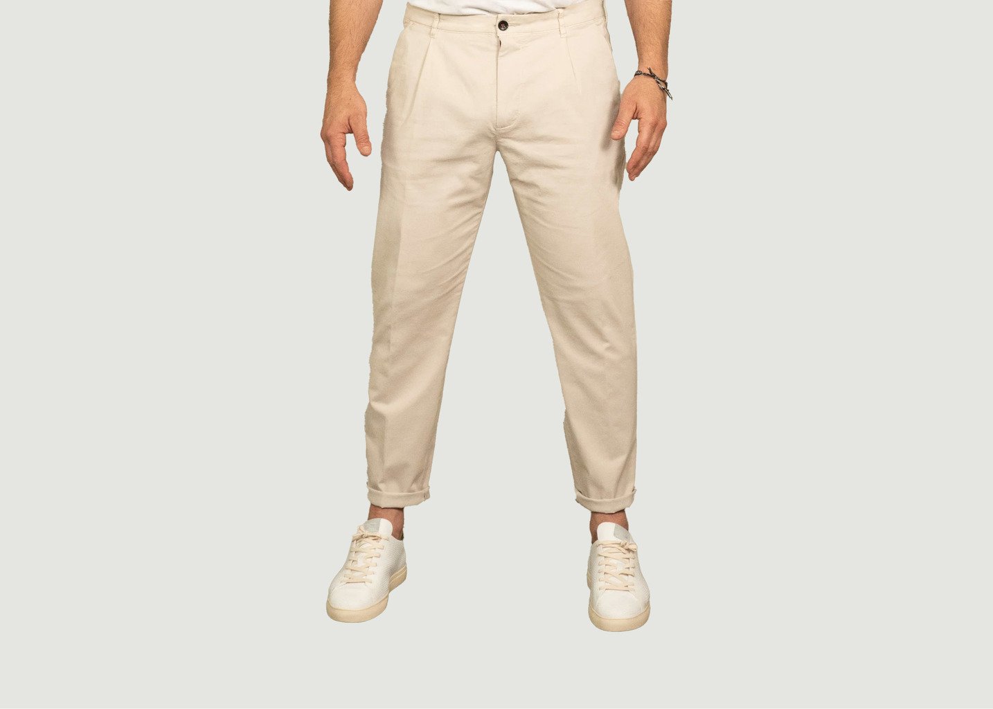 L'exception Chino 2 Fois 1pli Ecru Henry Paris