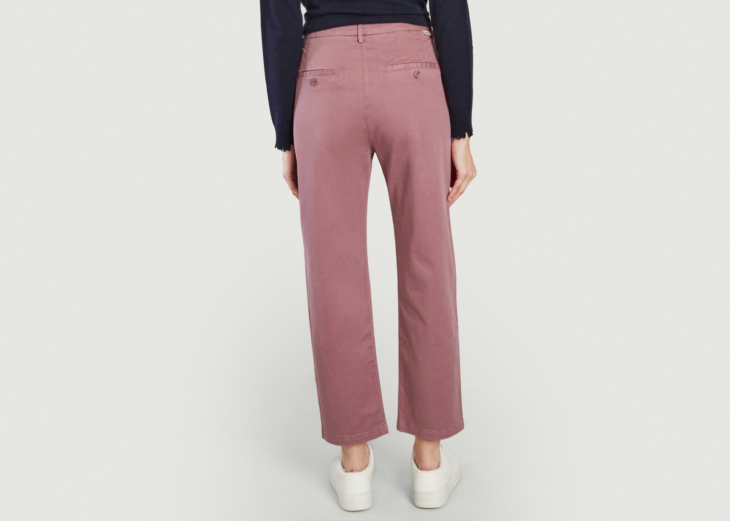 L'exception Chino Sandy Taille Haute Mauve Reiko