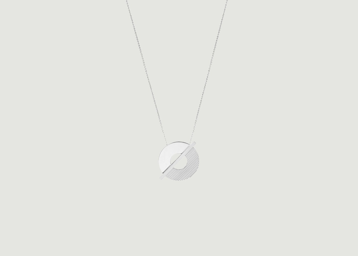 l'exception Collier Alpha Argent Paola Krauze