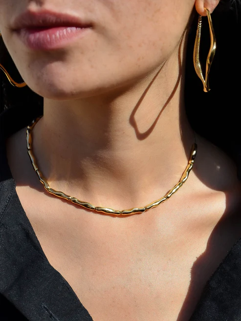 L'exception Collier Argentella Or Aerea Studio