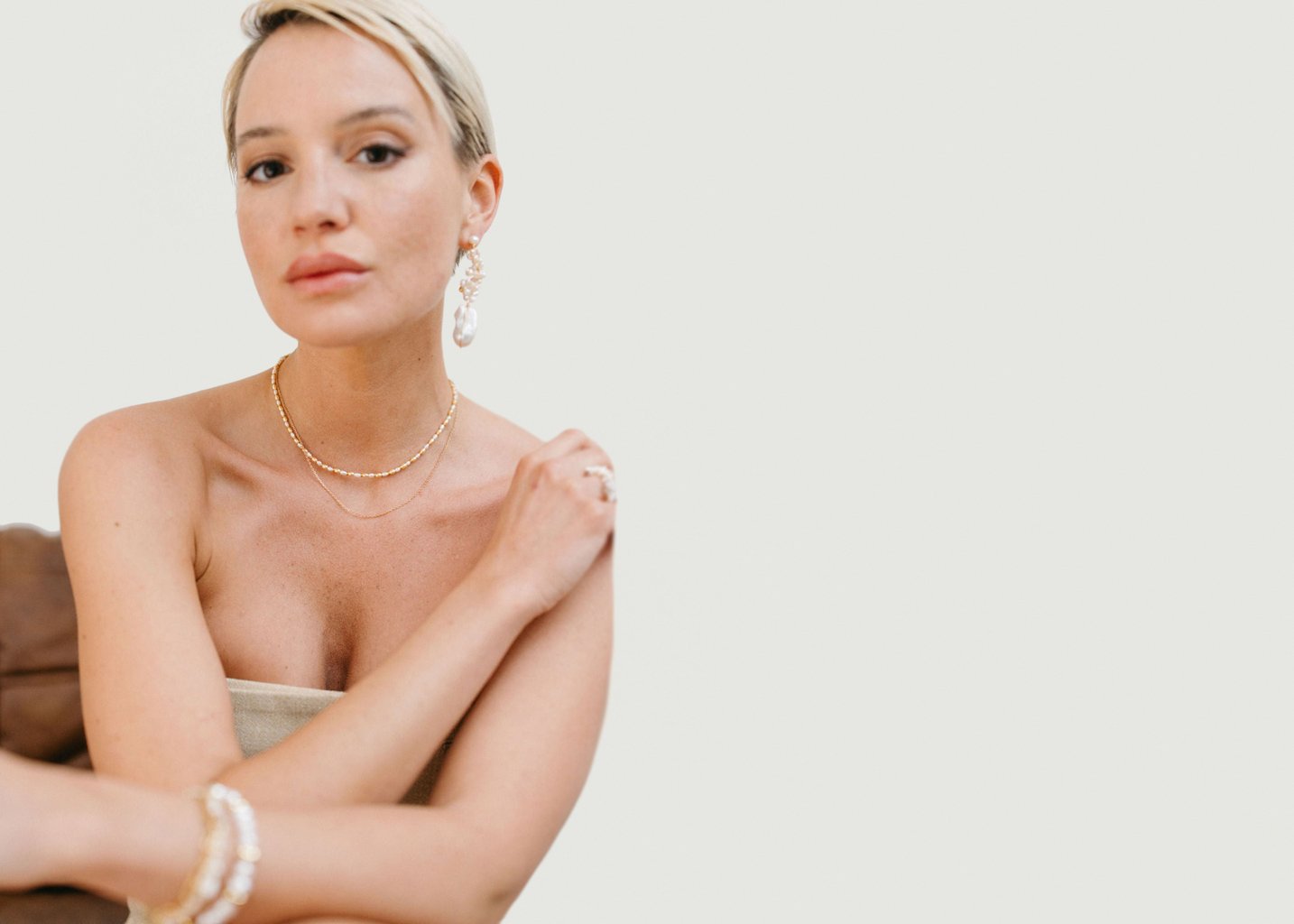 L'exception Collier Double Lauren Or Gisel B