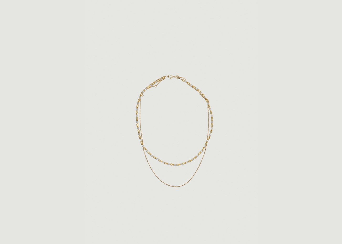 l'exception Collier Double Lauren Or Gisel B