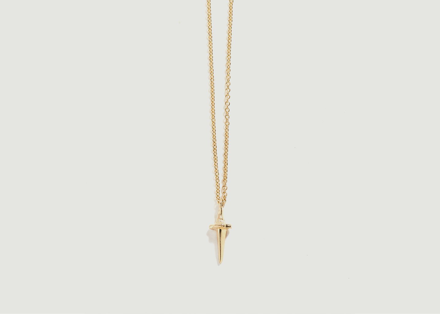 l'exception Collier en or Dagger XS Or Pamela Love