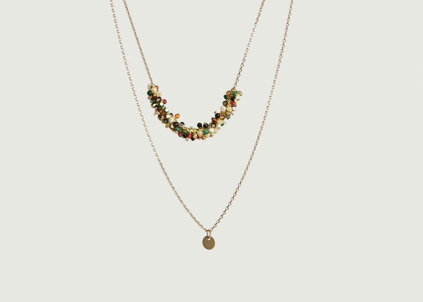 L'exception Collier Halo Maxi Or Medecine Douce