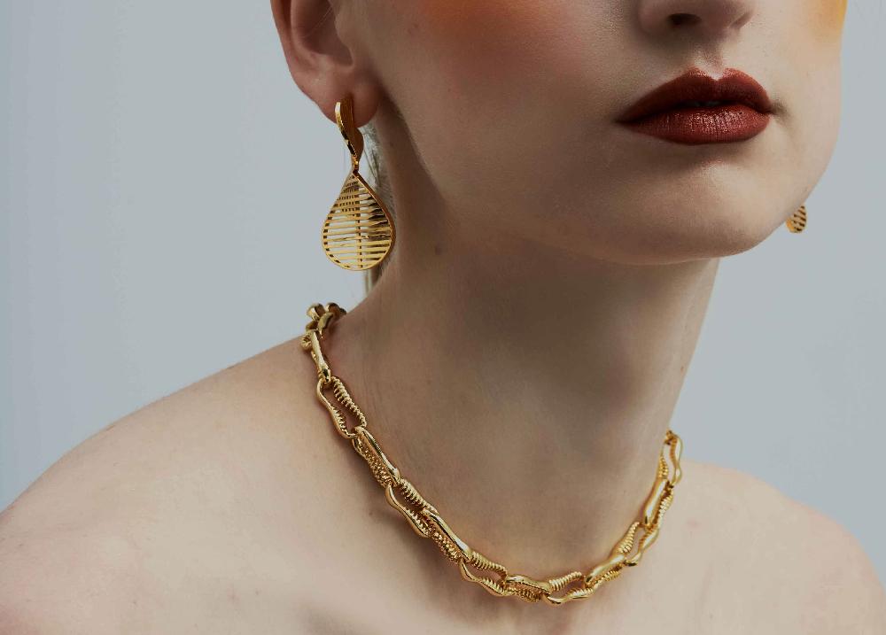 L'exception Collier Imhotep Or Aerea Studio