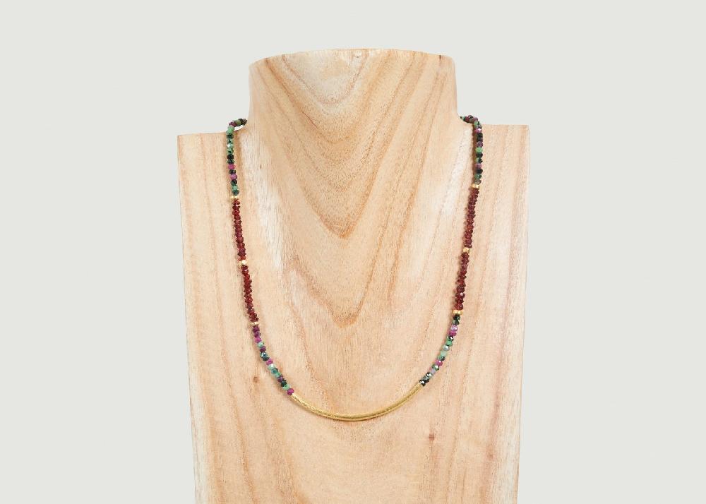 L'exception Collier Mandala Vert Wildstone Paris