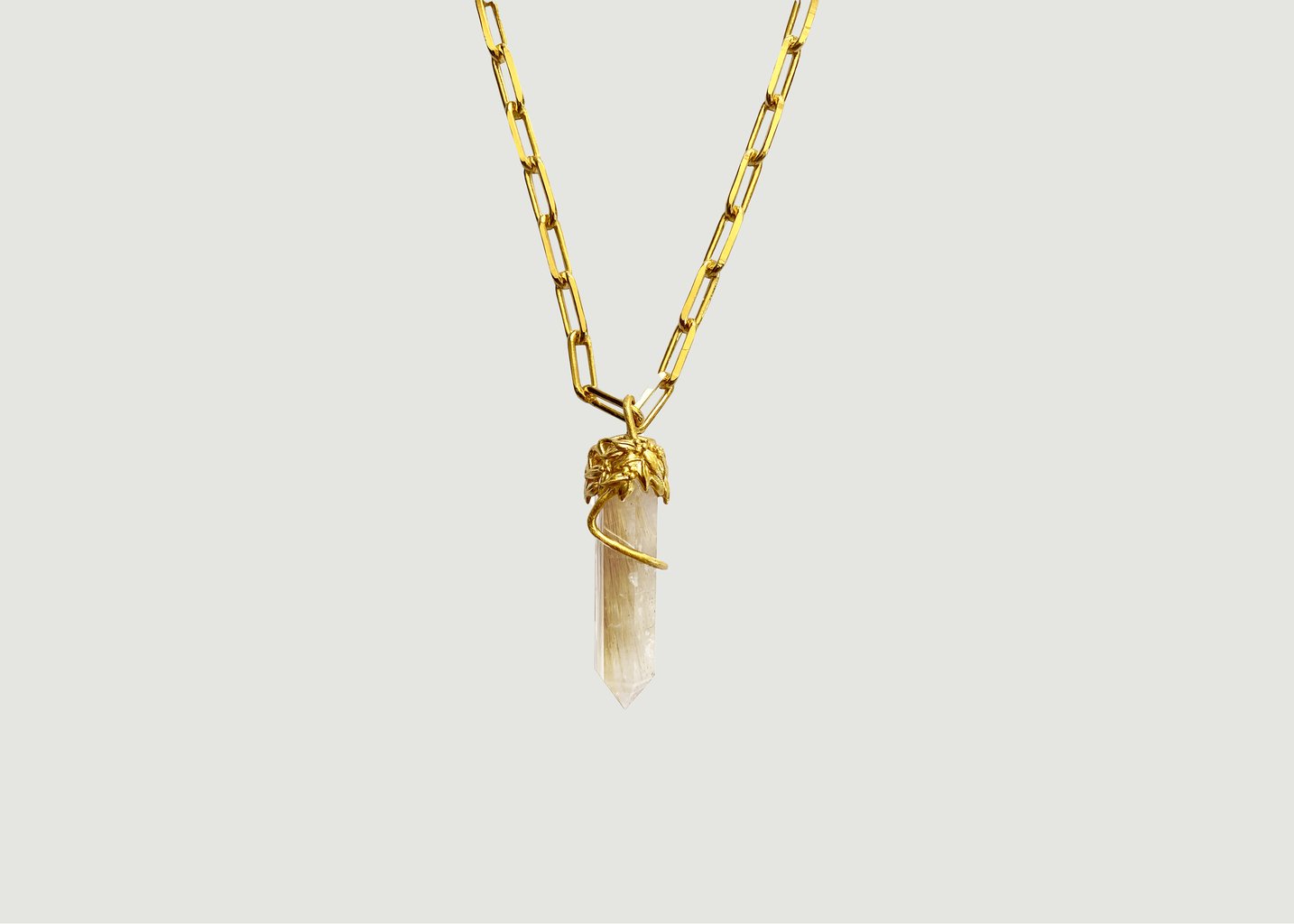 l'exception Collier Pierre d'Arbre Or An nee