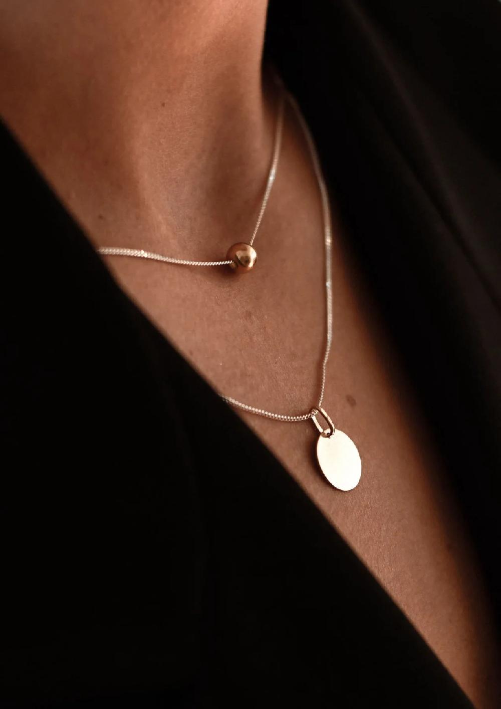 L'exception Collier Plate Argent NO MORE