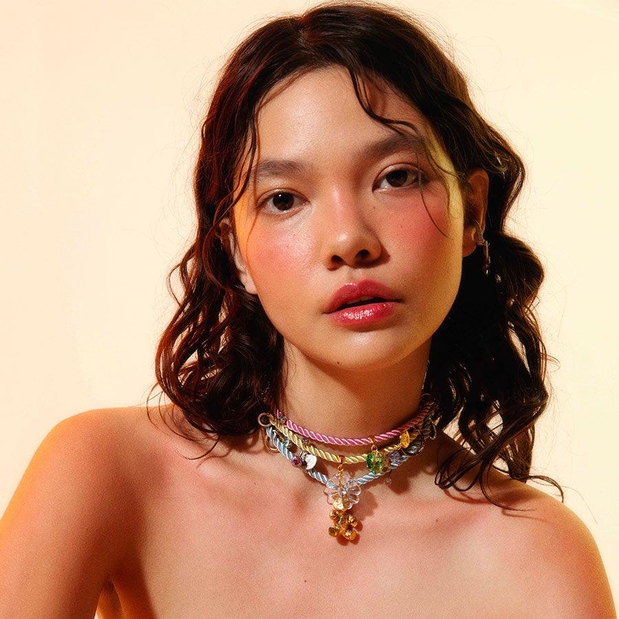 L'exception Collier Princess Rosa Rose LOE