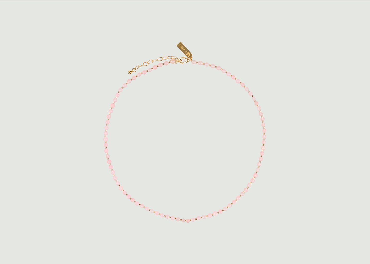 l'exception Collier Quartz Rose Wilhelmina Garcia