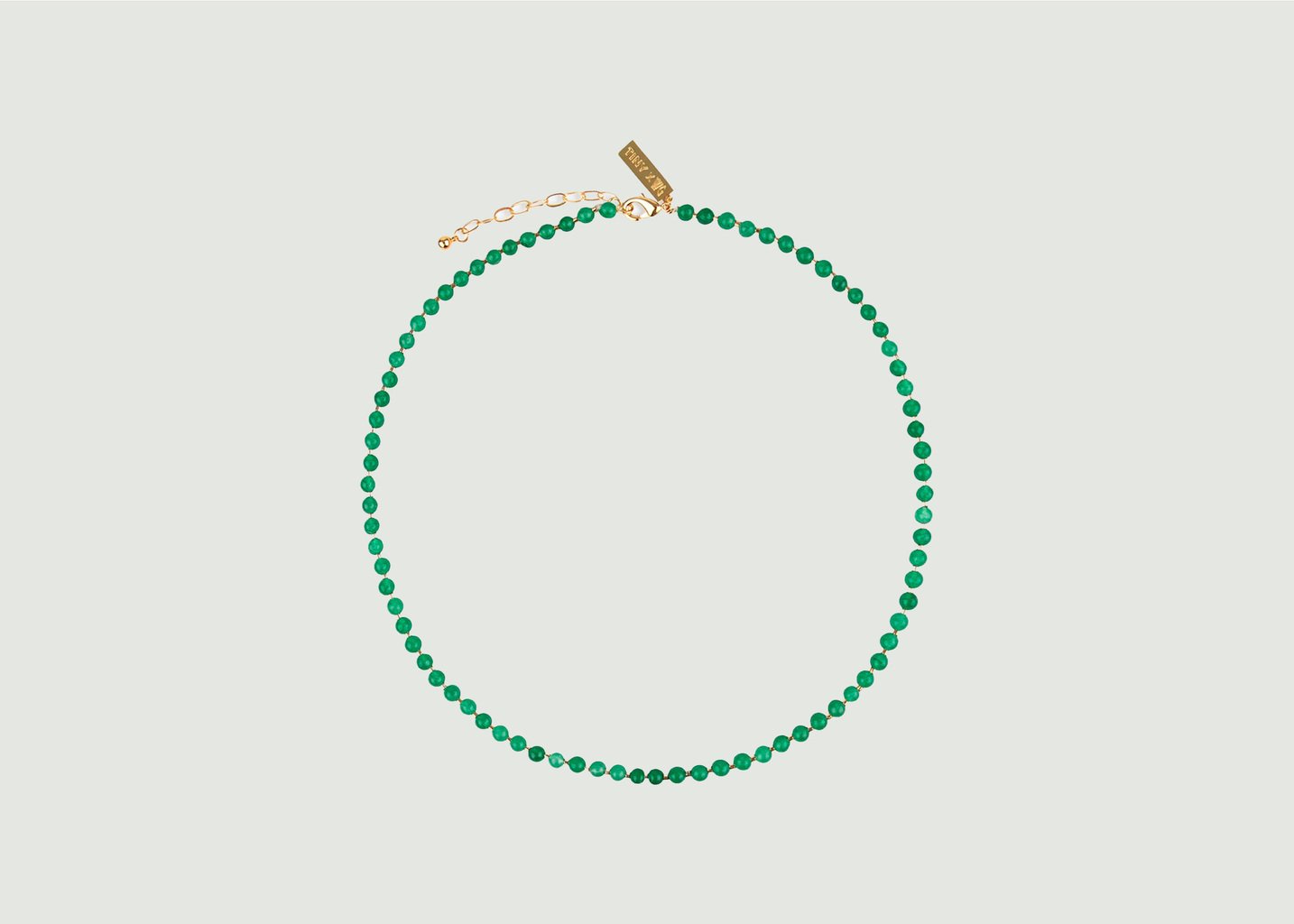 l'exception Collier Quartz Vert Wilhelmina Garcia