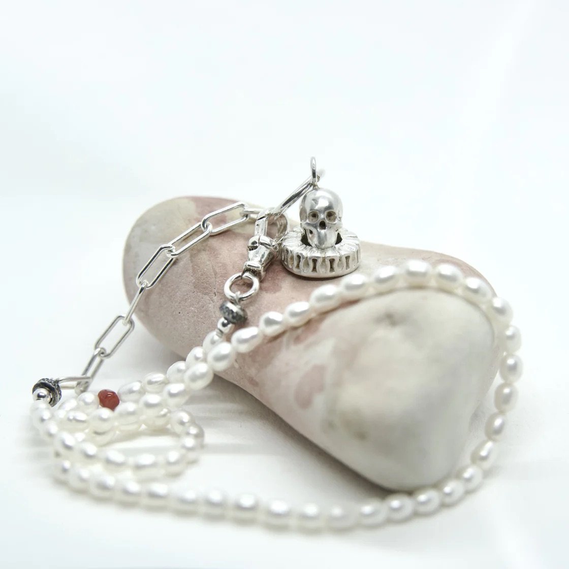 L'exception Collier Thanatos Argent Maison Vanité