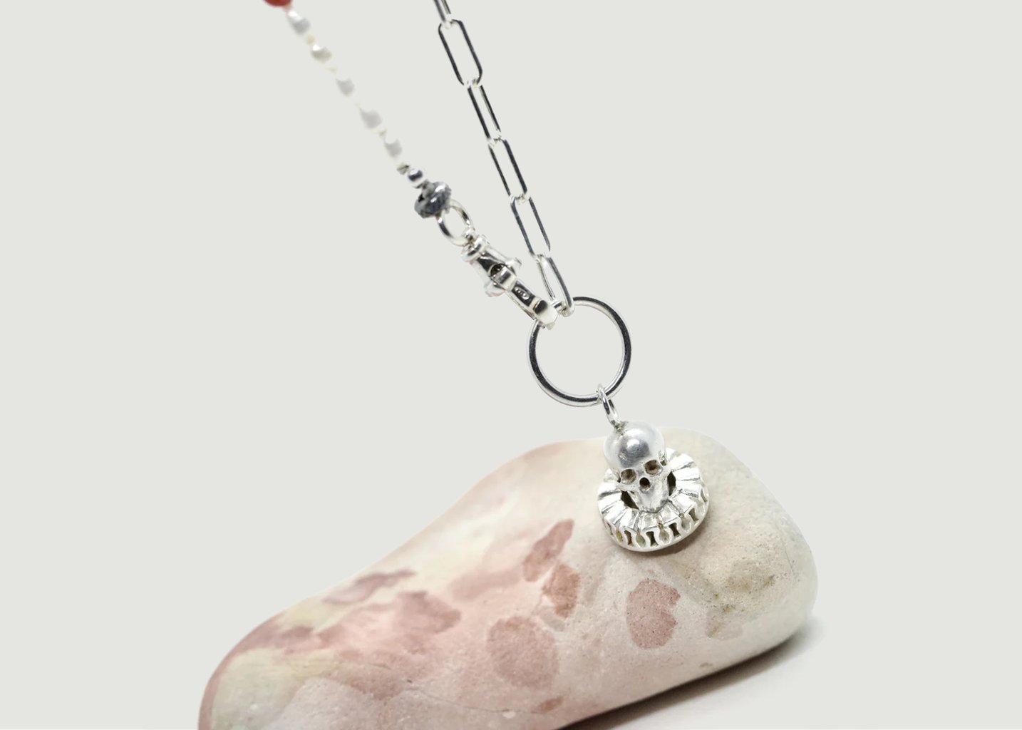 l'exception Collier Thanatos Argent Maison Vanité