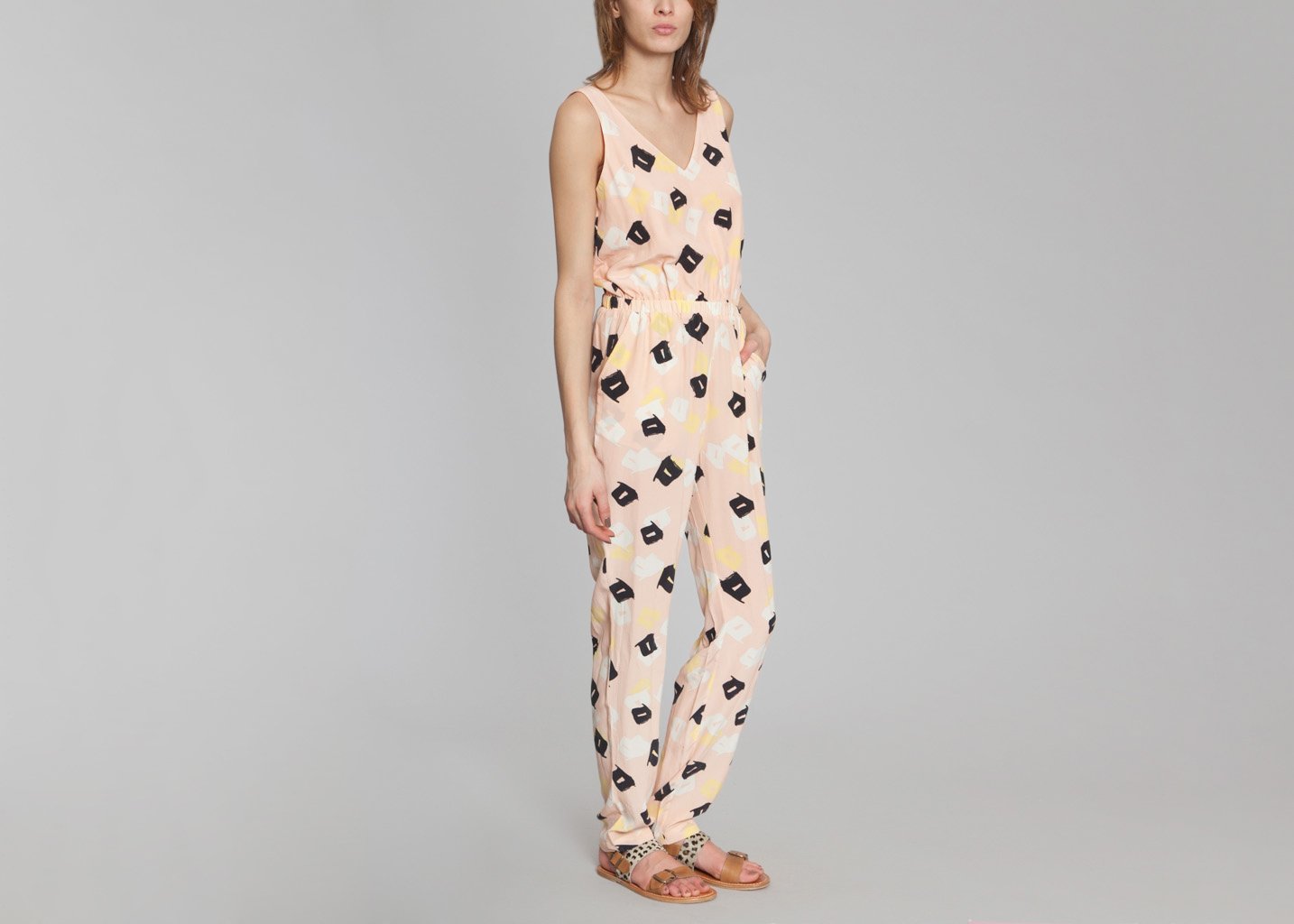 L'exception Combi Salomé Pêche Dress Gallery