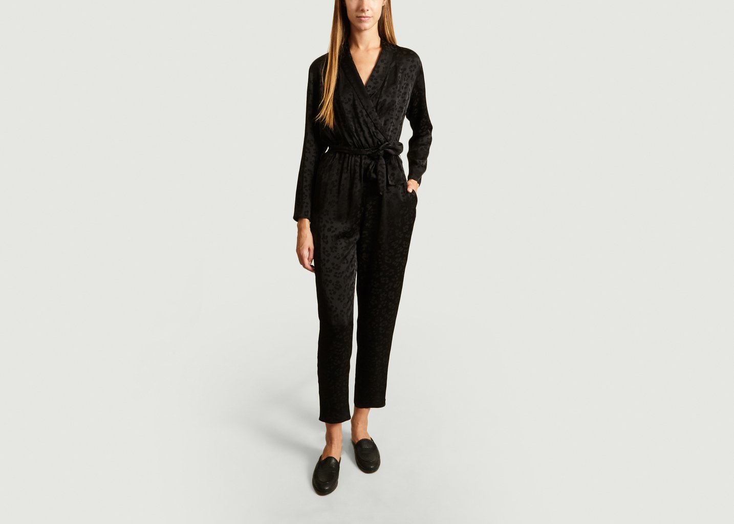 L'exception Combinaison Jacquard Noir Tara Jarmon