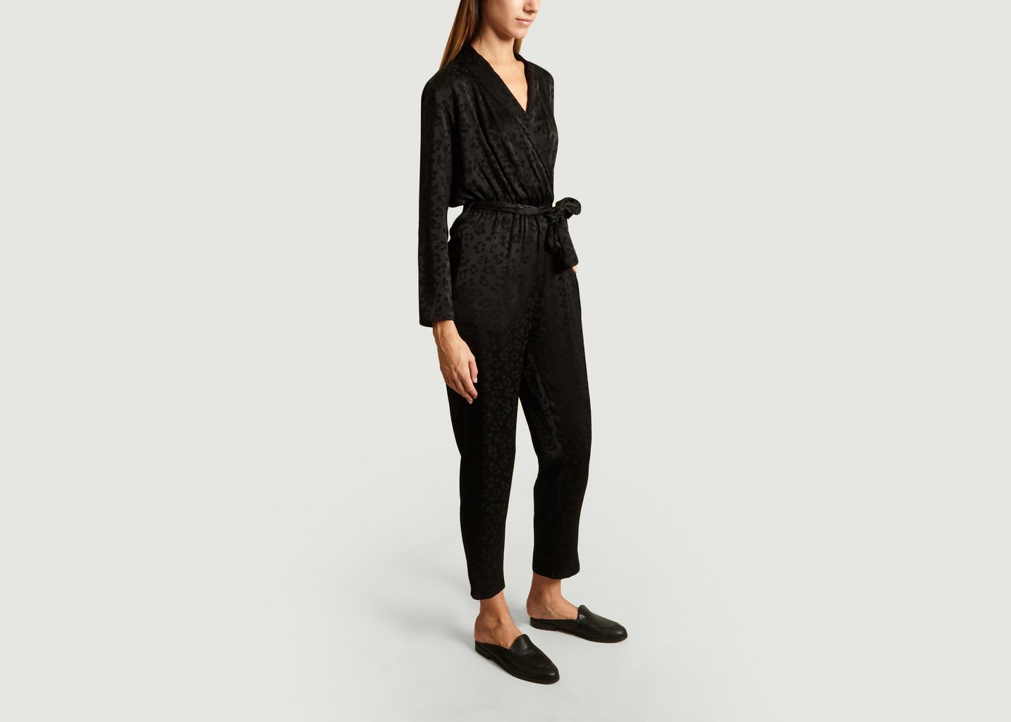 L'exception Combinaison Jacquard Noir Tara Jarmon