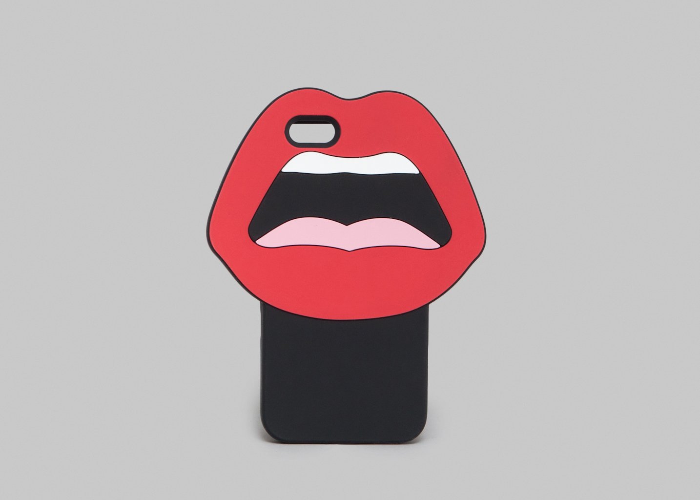 l'exception Coque Lips Iphone 6 Noir Yazbukey