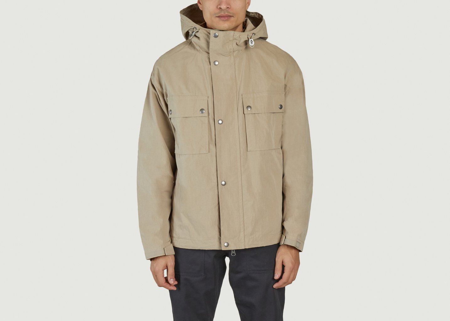 L'exception Coupe Vent En Coton Beige Gant