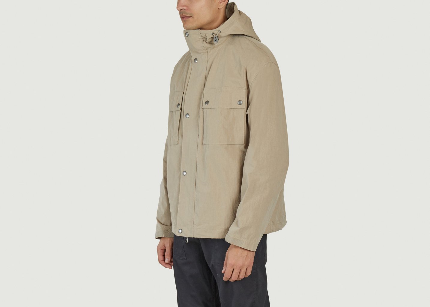 L'exception Coupe Vent En Coton Beige Gant