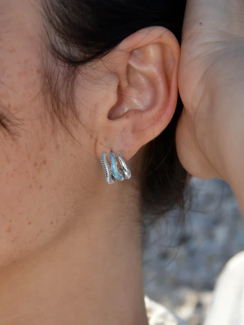 L'exception Créoles Neptuna Argent Aerea Studio