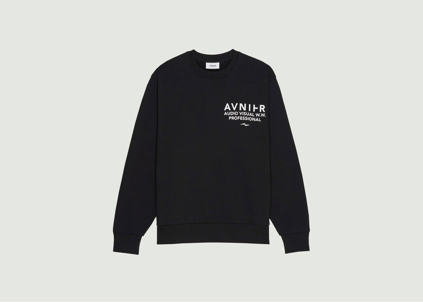 l'exception Crewneck Encore Black V3 Noir AVNIER