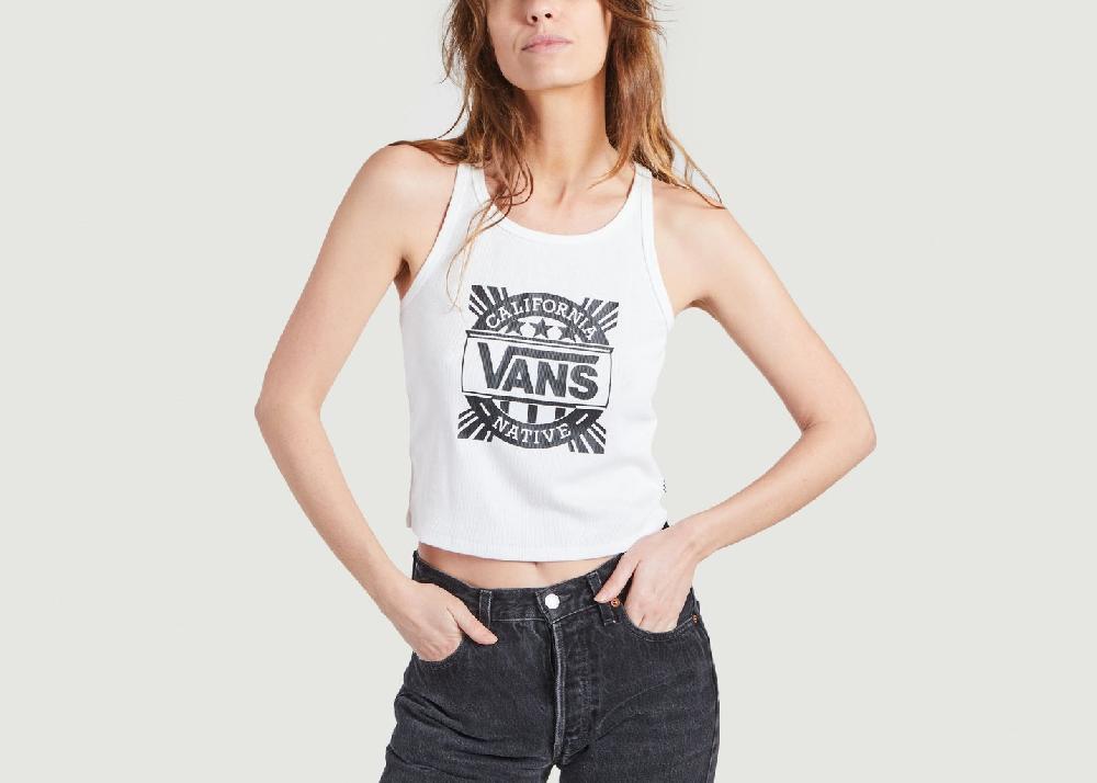 l'exception Débardeur California Native Blanc Vans