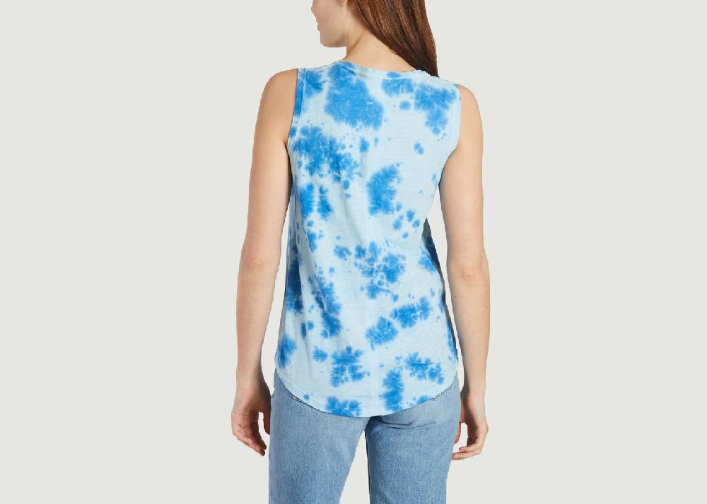 L'exception Débardeur Palmier Bleu Five Jeans