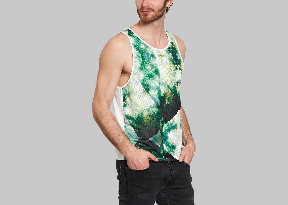 L'exception Débardeur Tropical Vert 35 Degrés