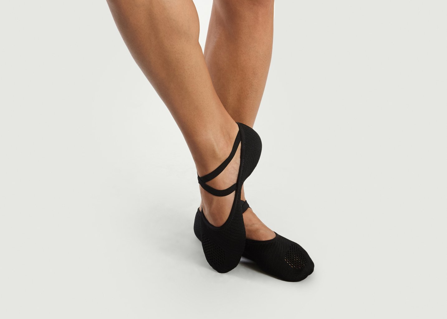 L'exception Demi Pointe Tricottée Noir Repetto