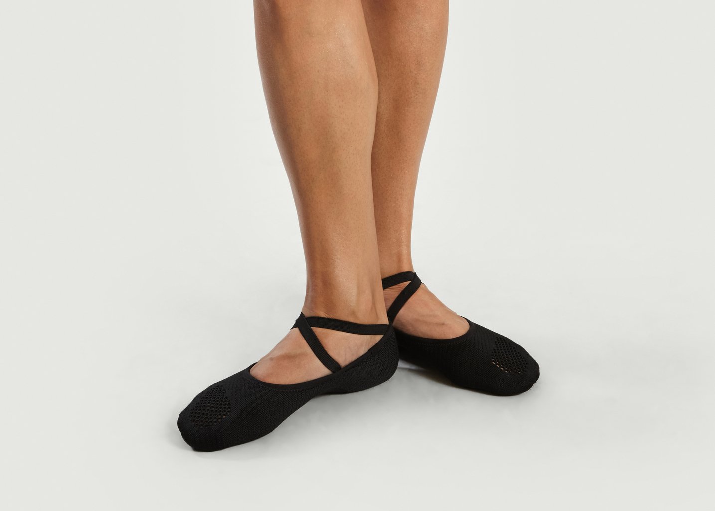 L'exception Demi Pointe Tricottée Noir Repetto