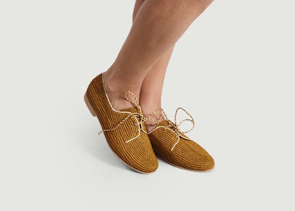 L'exception Derbies Bonnie Khaki Yvonne Waska