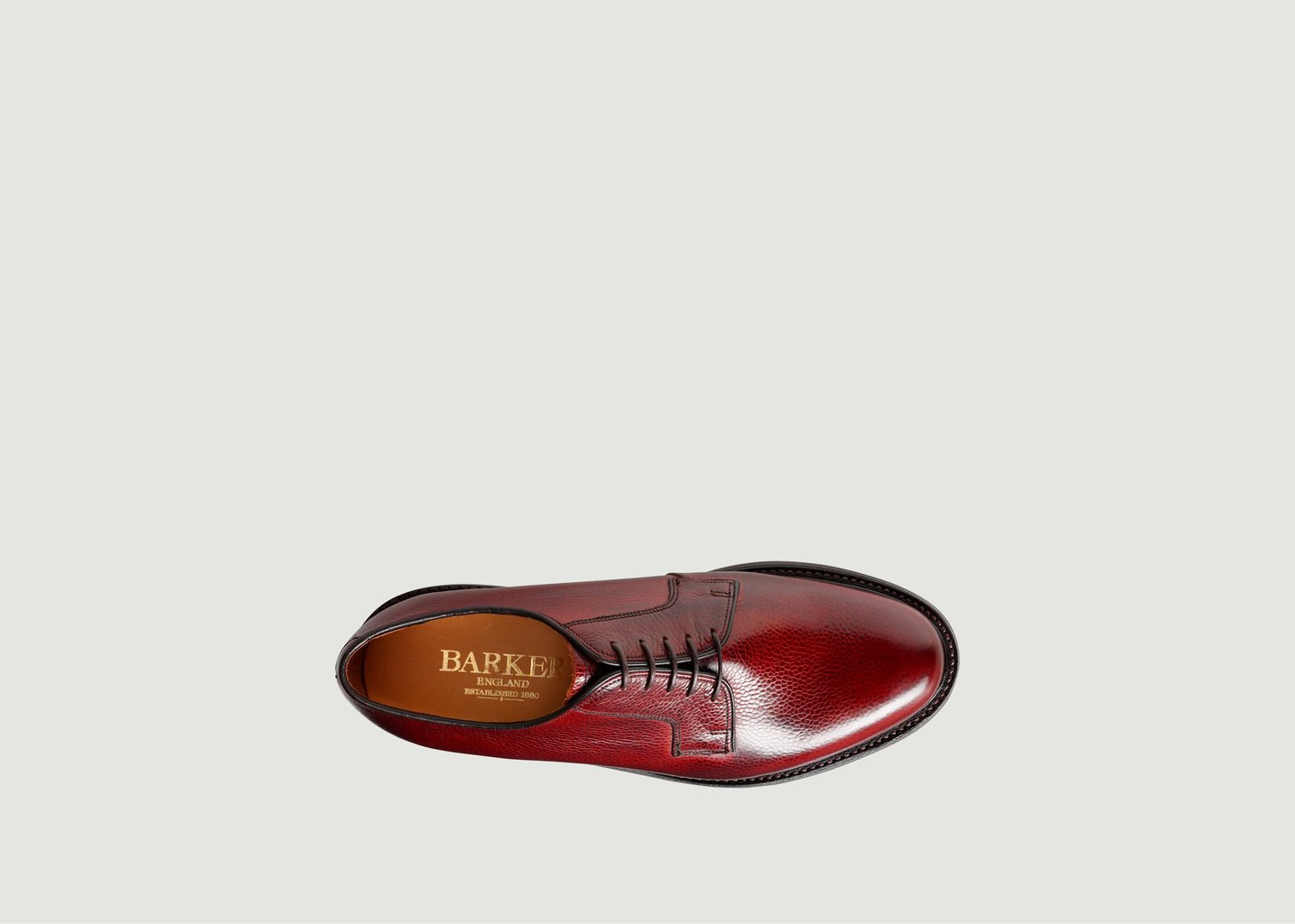 L'exception Derbies Nairn Rouge Foncé Barker Shoes