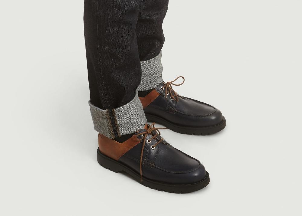 L'exception Derbies Parlo Bleu Marine Kleman