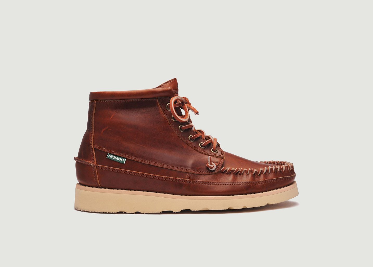 l'exception Derbies Seneca en cuir Camel Sebago