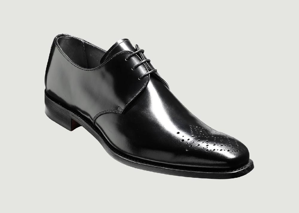 L'exception Derby Darlington Noir Barker Shoes